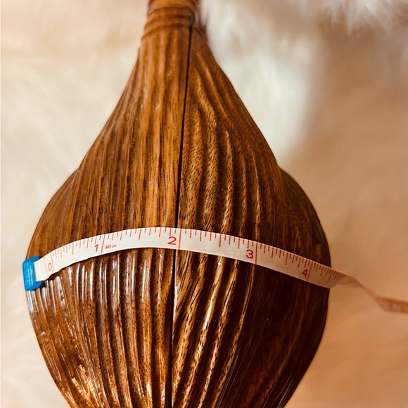 Timmy Woods of Beverly Hills Acacia Wood Handbag Purse 👜 🧡 - Picture 16 of 17